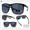 All Dark Black Locs Mens Oversize Inset Lens Shield Horn Rim Plastic Sunglasses