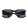 Womens Trendy Curved Wrap Around Rectangle Thick Temple Plastic Sunglasses