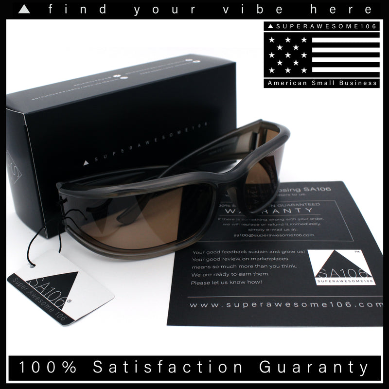 Womens Trendy Curved Wrap Around Rectangle Thick Temple Plastic Sunglasses