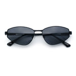 Womens Y2K Styling Metal Rim Cat Eye Retro Sunglasses