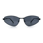 Womens Y2K Styling Metal Rim Cat Eye Retro Sunglasses