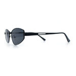 Womens Y2K Styling Metal Rim Cat Eye Retro Sunglasses