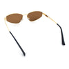 Womens Y2K Styling Metal Rim Cat Eye Retro Sunglasses