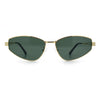 Womens Y2K Styling Metal Rim Cat Eye Retro Sunglasses