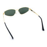 Womens Y2K Styling Metal Rim Cat Eye Retro Sunglasses