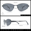 Womens Y2K Styling Metal Rim Cat Eye Retro Sunglasses