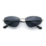 Womens Y2K Styling Metal Rim Cat Eye Retro Sunglasses
