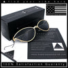 Womens Metal Rim Cat Eye Breezy Casual Fashion Sunglasses