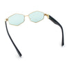 Womens Hipster Diamond Shape Luxury Fashion Metal Rim Sunglasses