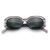 Womens Luxe Mod Fashion Octagon Beveled Thick Plastic Sunglasses