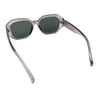 Womens Luxe Mod Fashion Octagon Beveled Thick Plastic Sunglasses