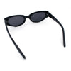 Womens Luxe Mod Fashion Cat Eye Beveled Thick Plastic Sunglasses