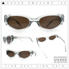 Womens Luxe Mod Fashion Cat Eye Beveled Thick Plastic Sunglasses