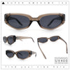 Womens Luxe Mod Fashion Cat Eye Beveled Thick Plastic Sunglasses