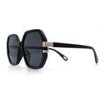 Womens Octagon Butterfly Designer Oversized Fashion Plastic Sunglasses