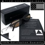 Womens Micro Oval Snug Dad Fashion Thin Plastic Sunglasses