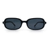 Womens Rectangular Snug Dad Fashion Thin Plastic Sunglasses