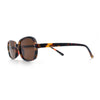 Womens Rectangular Snug Dad Fashion Thin Plastic Sunglasses