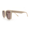 Womens Subtle Heart Metal Stud Horn Rim Plastic Retro Sunglasses
