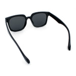 Womens Subtle Heart Metal Stud Horn Rim Plastic Retro Sunglasses