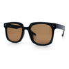 Womens Subtle Heart Metal Stud Horn Rim Plastic Retro Sunglasses