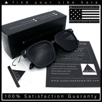 Womens Subtle Heart Metal Stud Horn Rim Plastic Retro Sunglasses