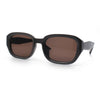 Womens Beveled Rectangle Mod Hipster Plastic Fashion Sunglasses