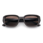 Womens Beveled Rectangle Mod Hipster Plastic Fashion Sunglasses