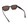 Womens Beveled Rectangle Mod Hipster Plastic Fashion Sunglasses