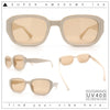 Womens Beveled Rectangle Mod Hipster Plastic Fashion Sunglasses
