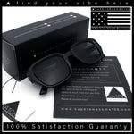 Womens Beveled Rectangle Mod Hipster Plastic Fashion Sunglasses