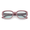 Womens Beveled Rectangle Mod Hipster Plastic Fashion Sunglasses