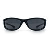 Urban Y2K Wrap Around Sport Plastic Windbreak Oval Sunglasses