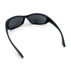 Urban Y2K Wrap Around Sport Plastic Windbreak Oval Sunglasses