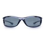Urban Y2K Wrap Around Sport Plastic Windbreak Oval Sunglasses