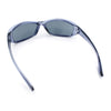 Urban Y2K Wrap Around Sport Plastic Windbreak Oval Sunglasses