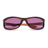 Urban Y2K Wrap Around Sport Plastic Windbreak Oval Sunglasses