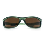 Urban Y2K Wrap Around Sport Plastic Windbreak Oval Sunglasses