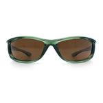 Urban Y2K Wrap Around Sport Plastic Windbreak Oval Sunglasses