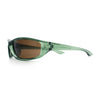 Urban Y2K Wrap Around Sport Plastic Windbreak Oval Sunglasses