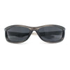 Urban Y2K Wrap Around Sport Plastic Windbreak Oval Sunglasses