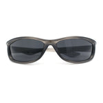 Urban Y2K Wrap Around Sport Plastic Windbreak Oval Sunglasses