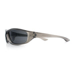 Urban Y2K Wrap Around Sport Plastic Windbreak Oval Sunglasses