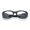 Oval Geometric Dimensional Diamond Cut Bevel Plastic Sport Sunglasses