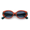Womens Mod Oval Thick Plastic Fancy Chic Fashion Sunglasses