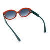 Womens Mod Oval Thick Plastic Fancy Chic Fashion Sunglasses
