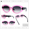 Womens Mod Oval Thick Plastic Fancy Chic Fashion Sunglasses