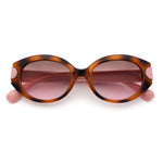 Womens Mod Oval Thick Plastic Fancy Chic Fashion Sunglasses
