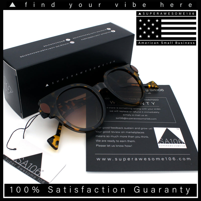 Womens Ornate Fancy Thick Mod Plastic Round Horn Fashion Sunglasses