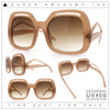 Womens Thick Plastic Rectangle Butterfly Retro Diva Sunglasses